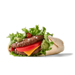 Guacamole Salsa Beef Wrap