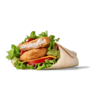 Guacamole Salsa Chicken Wrap
